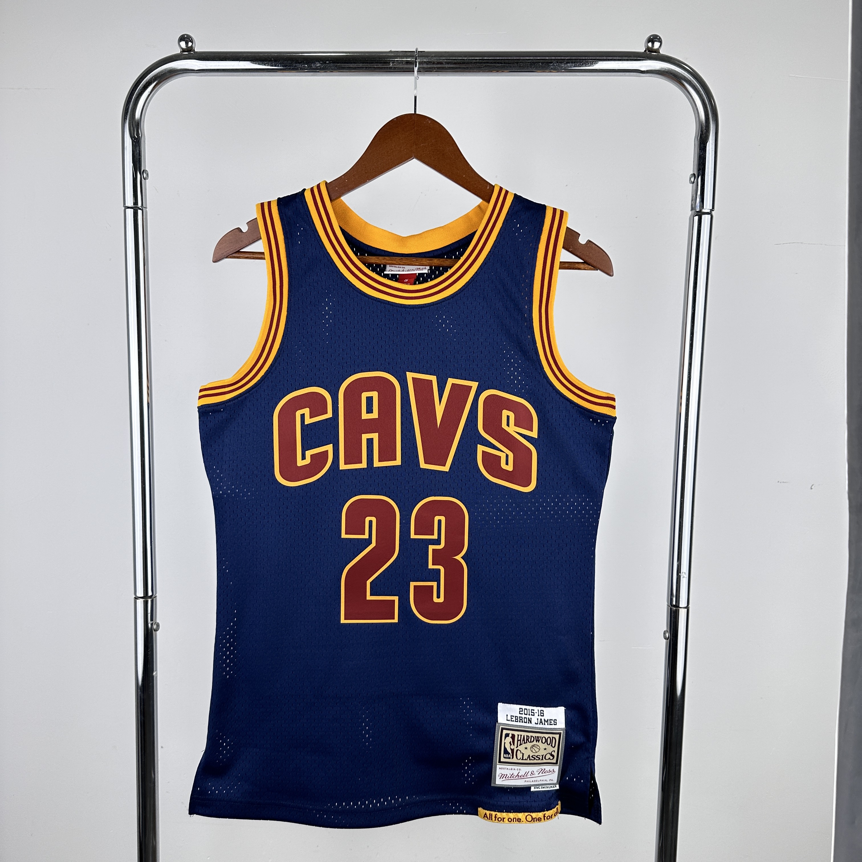 Men Cleveland Cavaliers #23 James Blue Throwback 2024 NBA Jersey->cleveland cavaliers->NBA Jersey